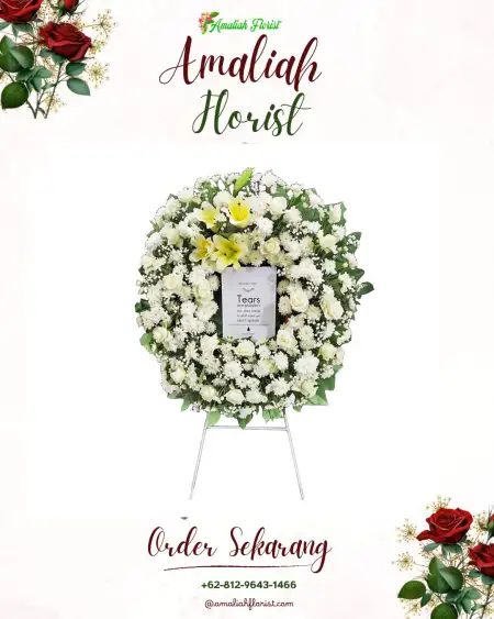 Krans Bunga Duka Selamalofo